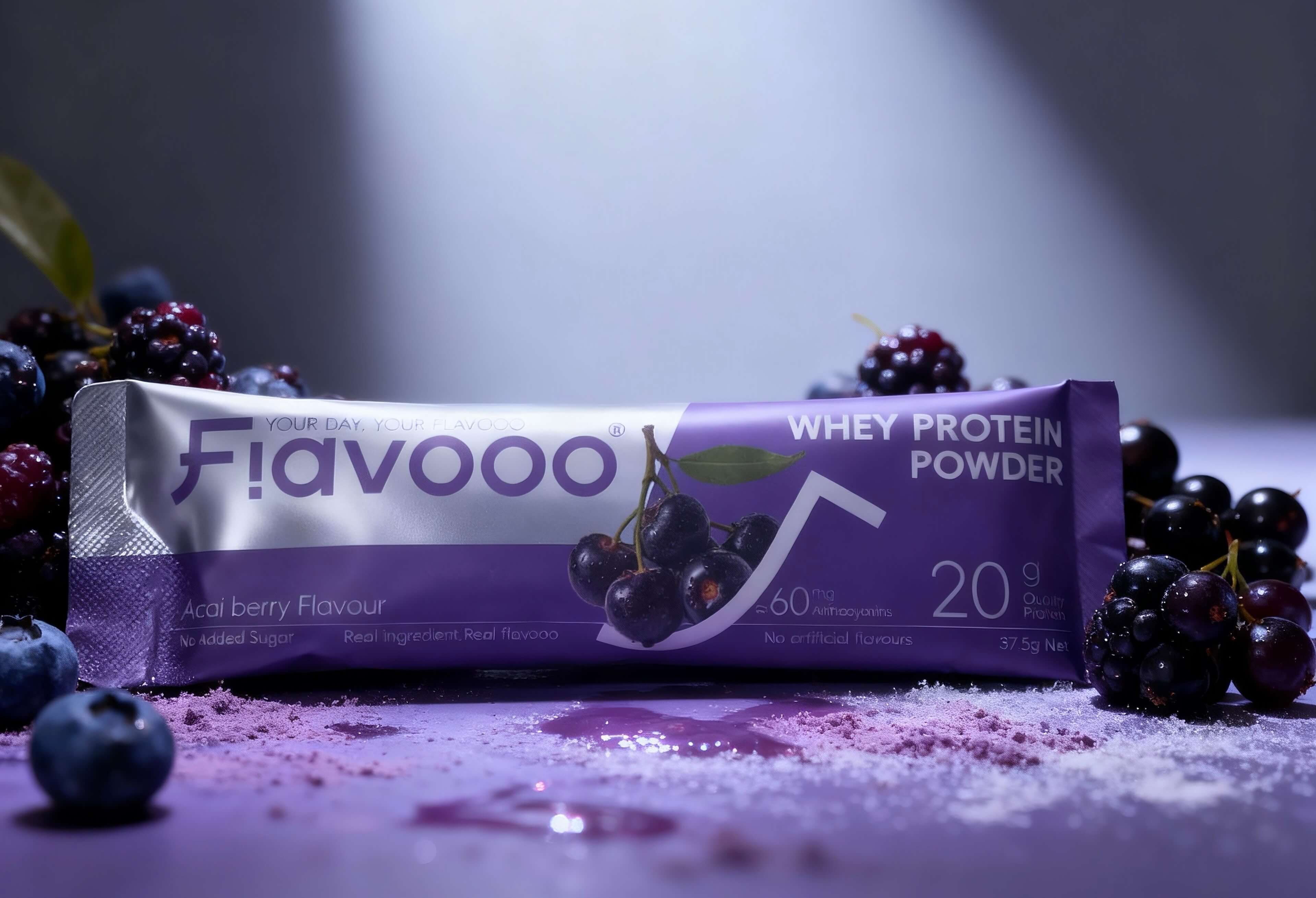 Acai Berry Protein - Antioxidant-rich acai berry flavor protein powder made in New Zealand